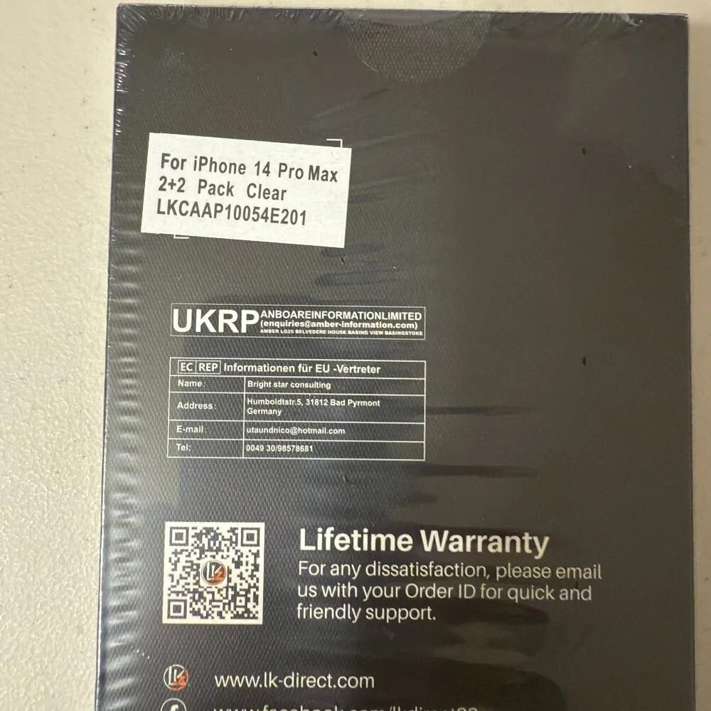 iphone 14 pro max 2 pack clear screen protector